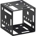 Cal-Mil Black Squared Metal Cube Riser, 5 x 5 x 5 inch