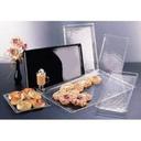Cal-Mil White Acrylic Shallow Display Tray, 13 x 18 x 1 inch -- 4 per case