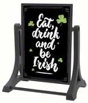 Aarco The Rocker (TM) Double Sided Sidewalk Sign with Bright Black Neon Marker Board, 42 x 32 x 22 inch