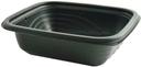 Anchor Packaging MicroRaves Wave Polypropylene Black Rectangular Container, 16 Ounce Capacity -- 756 per case