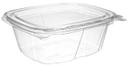 Dart Container Clearpac SafeSeal Polyethylene Terephthalate Clear Rectangular Hinged Container, 12 Ounce -- 200 per case
