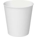Graphic Packaging Carte Blanc White Single Poly Paper Hot Cup, 10 Ounce Capacity -- 1000 per case