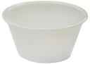 Pactiv Translucent Plastic Portion Cup, 2 Ounce Capacity -- 2400 per case