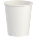 Solo White Treated Paper Flat Bottom Water Cup, 3 Ounce Capacity -- 5000 per case