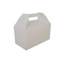 Southern Champion Tray Medium White SBS Paperboard Carry Out Barn Box, 9.5 x 5 x 5 inch -- 125 per case