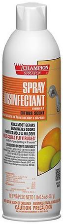 Chase Champion Sprayon Citrus Scent Disinfectant Spray, 16.5 Ounce -- 12 per case.