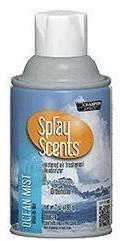 Chase Champion Sprayon SprayScents Ocean Mist Metered Air Freshener, 7 Ounce Aerosol -- 12 per case.