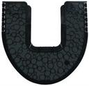 Fresh Black on Black P-Shield Commode Mat, 22 1/4 x 22 5/8 x 3/16 inch -- 6 per case.