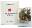 Poly King Nylon Hairnet, 22 inch -- 1440 per case.