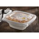 Sabert Clear Lid for 16 Ounce Square Pulp Bowl -- 300 per case.