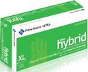 Prime Source Select Hybrid Clear Extra Large Disposable Poly Gloves - 100 per pack -- 10 packs per case