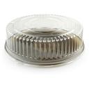Fineline Settings Platter Pleaser Clear PETE Round Dome Lid Only, 16 inch -- 25 per case