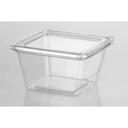 Lacerta Clear Polyethylene Terephthalate Medium Size Bowl, 32 Ounce -- 260 per case