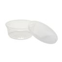 EcoSystems Translucent Polypropylene Round Deli Container, 8 Ounce Capacity -- 500 per case
