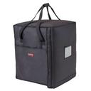 Cambro Black Insulated Standard Pizza Delivery GoBag, 19 x 19 x 23 inch -- 4 per case