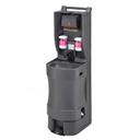 Cambro Charcoal Gray Mobile Handwash Station, 21.1 x 19 x 63.6 inch