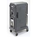 Cambro The Pro Cart Ultra Electric Insulated Charcoal Gray Hot/Cold Compartment Food Pan Carrier, 21.9 x 34 x 59.1 inch