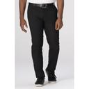 Chef Works Black Chino Poly Stretch Pant for Men, 34 inch