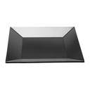 Black GET Enterprises inc Siciliano Melamine Square Plate, 8 inch -- 12 per case
