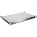 John Boos 16 Gauge Stainless Steel 300 Series Lower Shelves for Dishtable, 36 inch Length.