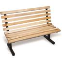 John Boos Maple Park Bench with Back, 96 inch.