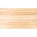 John Boos Tuff Var Finish Rectangular Soft Maple Butcher Block Top, 72 x 36 x 1 1/2 inch.