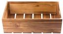 Tablecraft Acacia Wood Full Size Gastronorm Display Crate, 20.75 x 12.75 x 6.25 inch