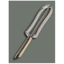 Winco Vegetable Peeler with Nickel Plate Handle, 7.5 inch Length -- 12 per case.