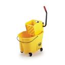 Wavebrake Yellow Side Press Bucket and Wringer