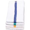 Blue Center Strip Cotton Bar Mop Towel