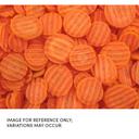 Commodity Vegetables Medium Crinkle Cut Carrot, 2 Pound -- 12 per case.