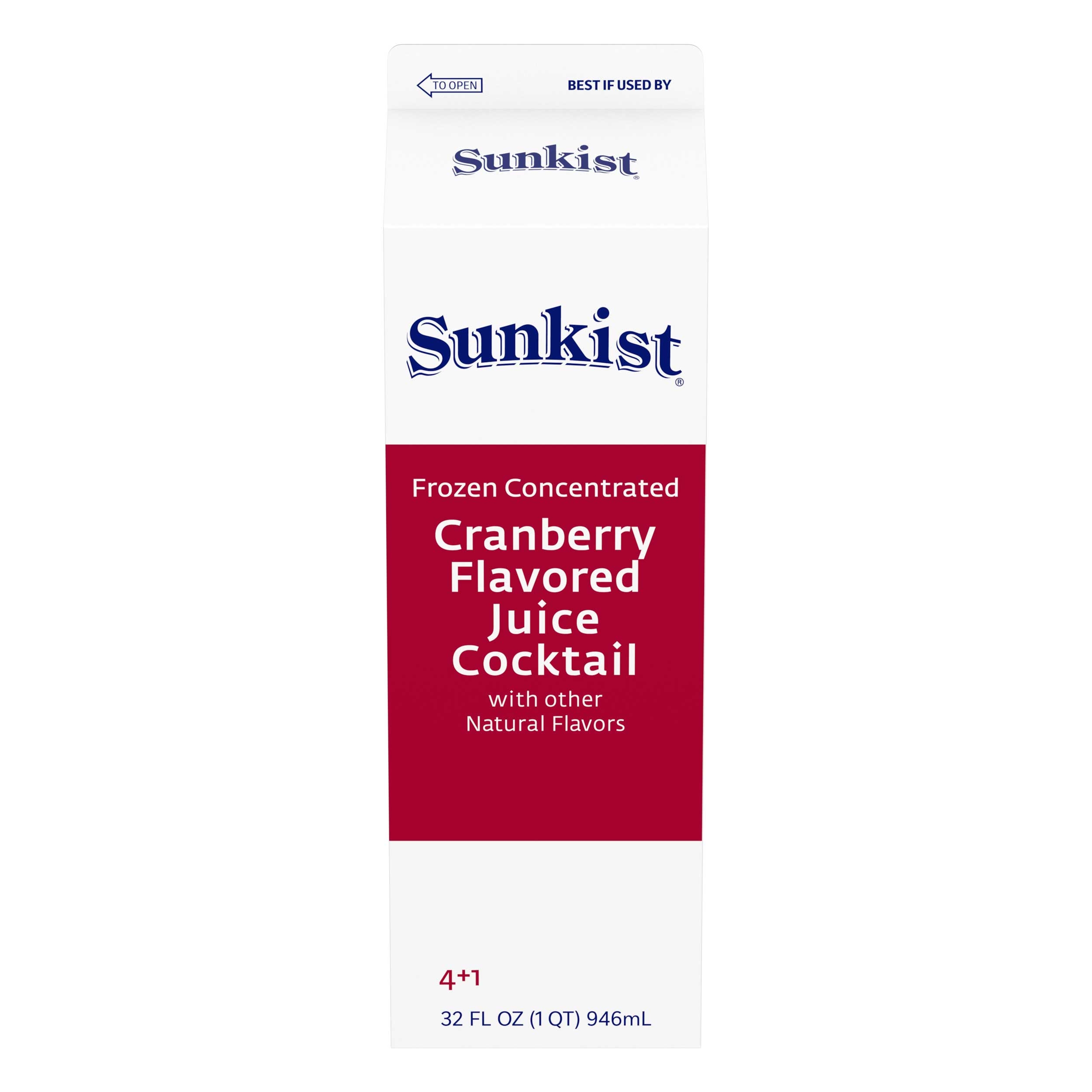 Sunkist Cranberry Concentrate, 32 Fluid Ounce -- 12 per case