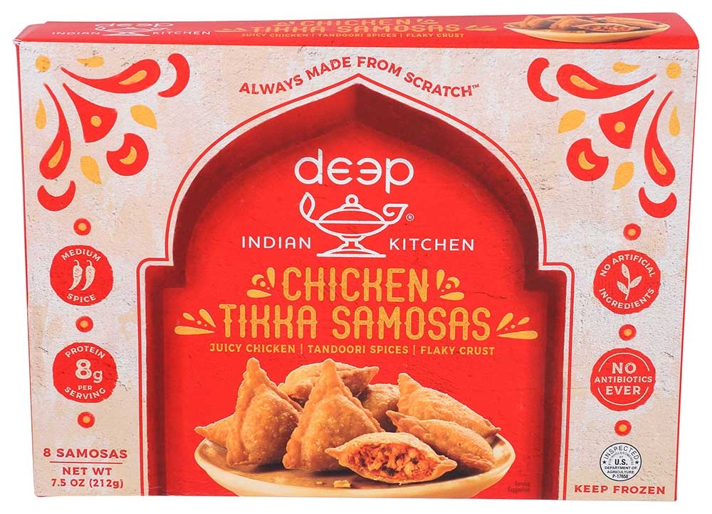 Deep Indian Kitchen Chicken Tikka Samosa, 7.5 Ounce -- 12 per case
