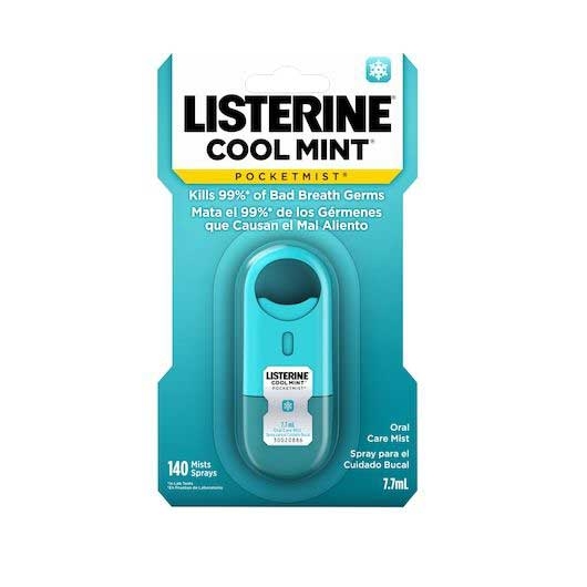 Listerine Pocketmist Cool Mint Oral Care Mist, 7.7 Milliliter -- 36 per case