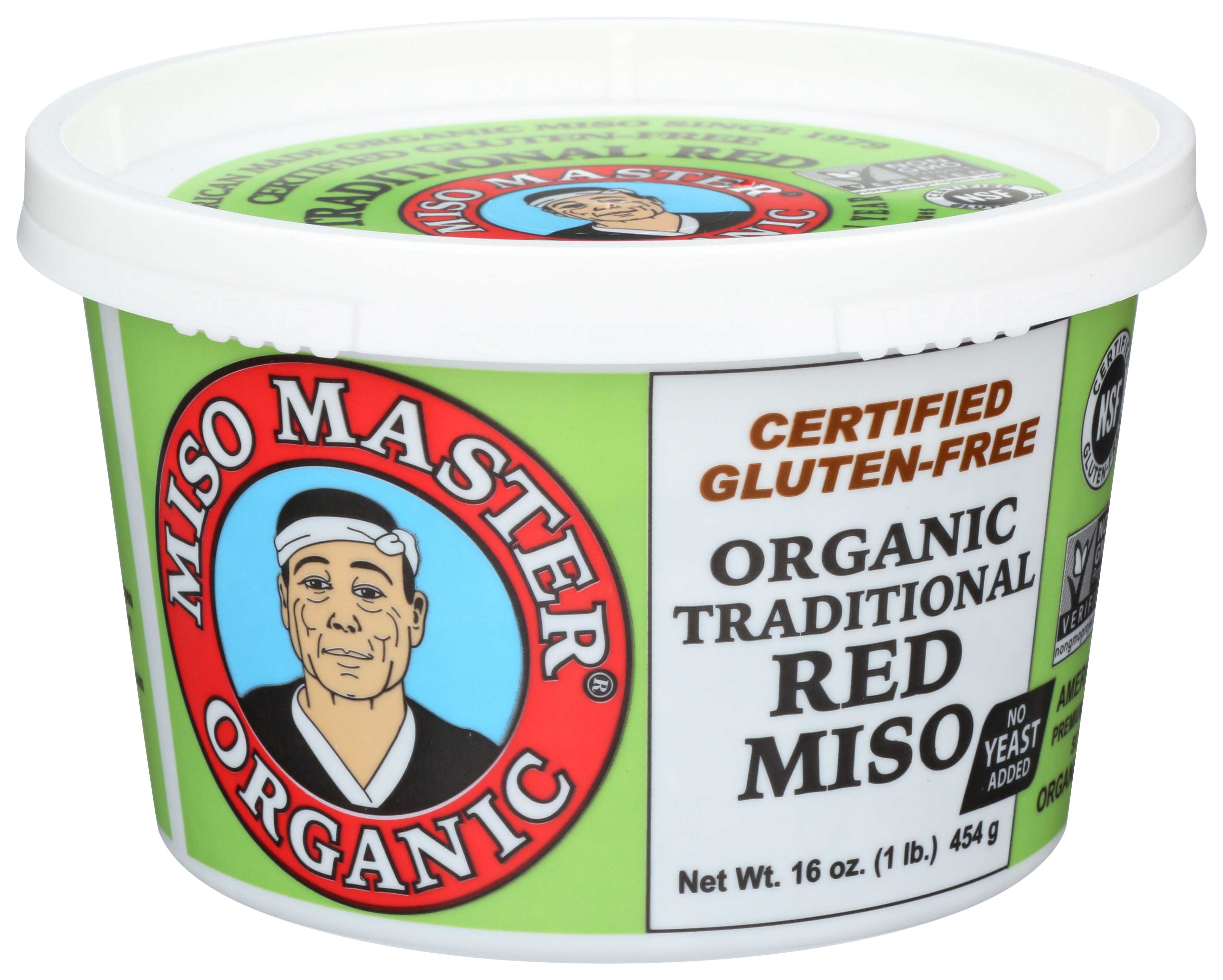 Miso Master Organic Traditional Red and Dom Miso, 16 Ounce -- 6 per case.