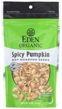 Eden Foods Organic Tamari Dry Roasted Spicy Pumpkin Seed, 4 Ounce -- 15 per case.