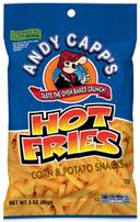 Andy Capp Hot Fries, 3 Ounce Package -- 35 per case