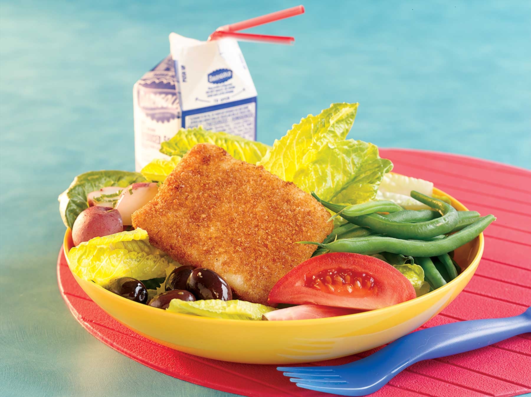 Trident Seafoods Whole Grain Breaded Alaskan Pollock, 3.6 Ounce, 10 Pound