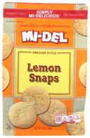 Midel Lemon Snaps Cookie, 10 Ounce -- 8 per case