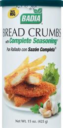 Badia Bread Crumbs with Complete Seasoning, 15 Ounce -- 12 per case