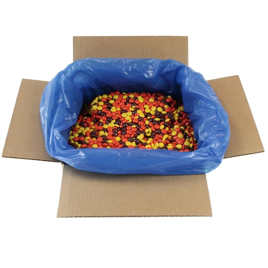 Hersheys Whole Reeses Pieces Candy, 25 Pound.
