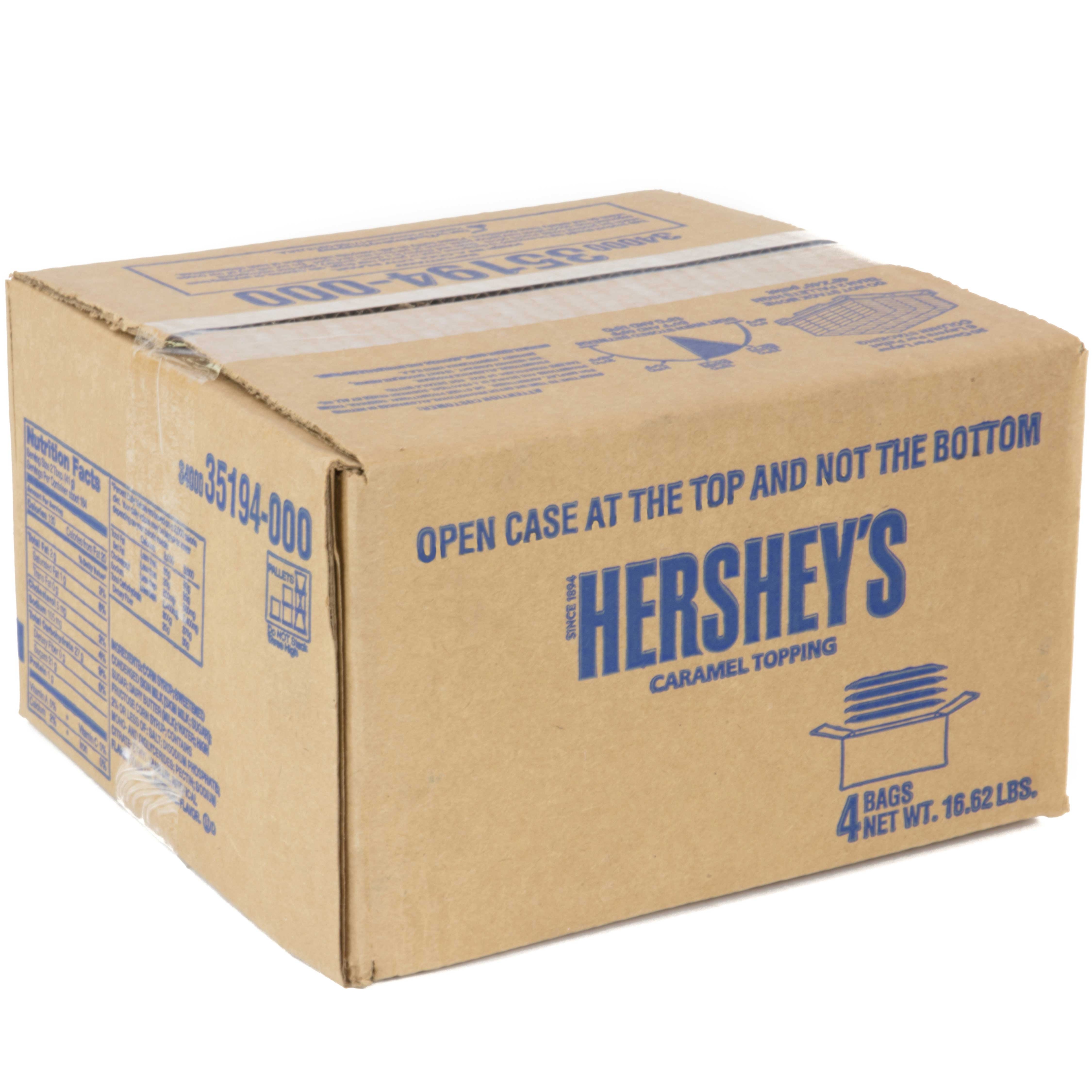 Hersheys Caramel Topping, 48 Fluid Ounce Box -- 4 per case.