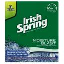 Irish Spring Moisture Blast Deodorant Bar Soap, 11.25 Ounce - 3 per pack -- 18 packs per case.