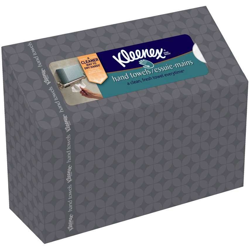 Kleenex White Hand Towel, 60 count per pack -- 6 per case.