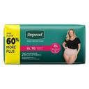Depend Extra Large Blush Maximum Absorbency Underwear for Women, 26 count -- 2 per case