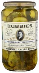 Bubbies Bread and Butter Pickle Chips, 33 Ounce -- 6 per case