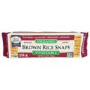 Edward and Sons Organic Vegetable Brown Rice Snaps, 3.5 Ounce -- 12 per case