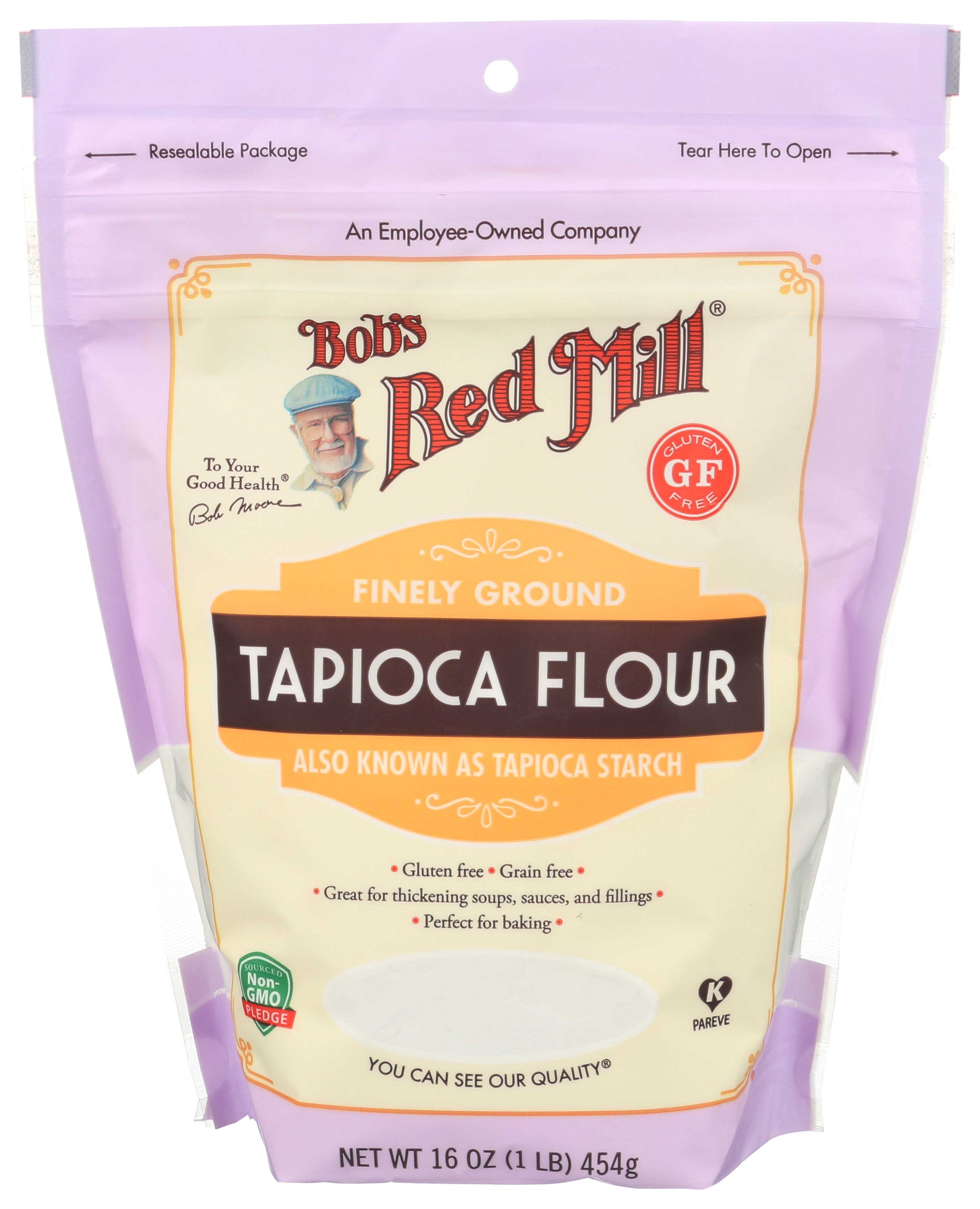 Bobs Red Mill Tapioca Starch Flour, 16 Ounce -- 4 per case