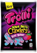 Trolli Sour Brite Crawlers Very Berry Gummy Candy, 5 Ounce -- 12 per case