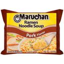 Maruchan Ramen Noodle Soup Pork Flavor - 3 oz. package, 24 per case